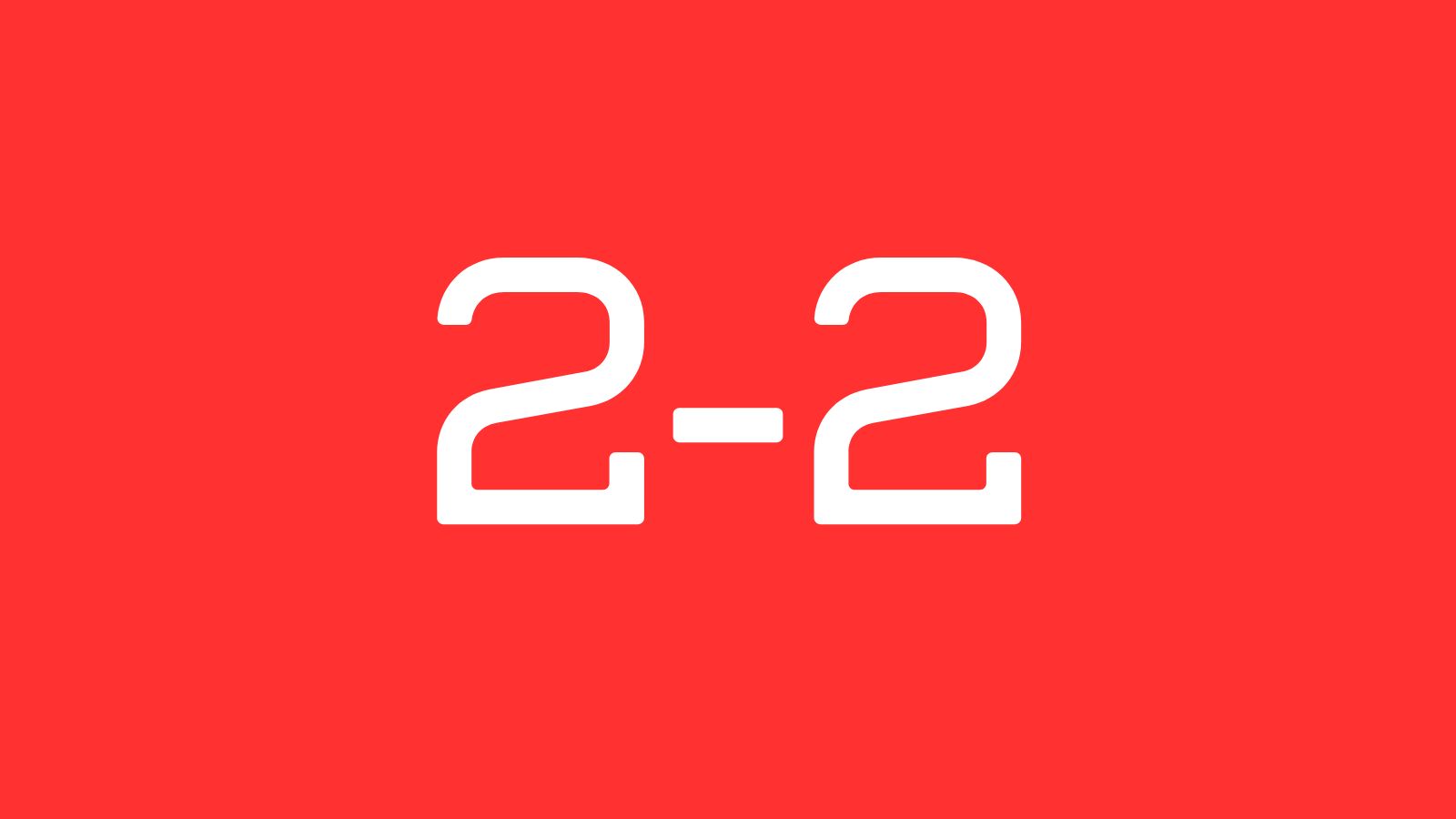 2-2 two arsenal