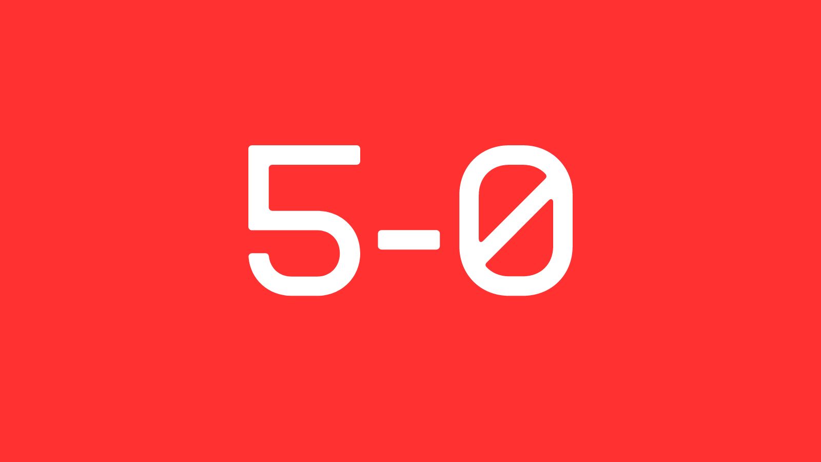 5-0 four-nil arsenal