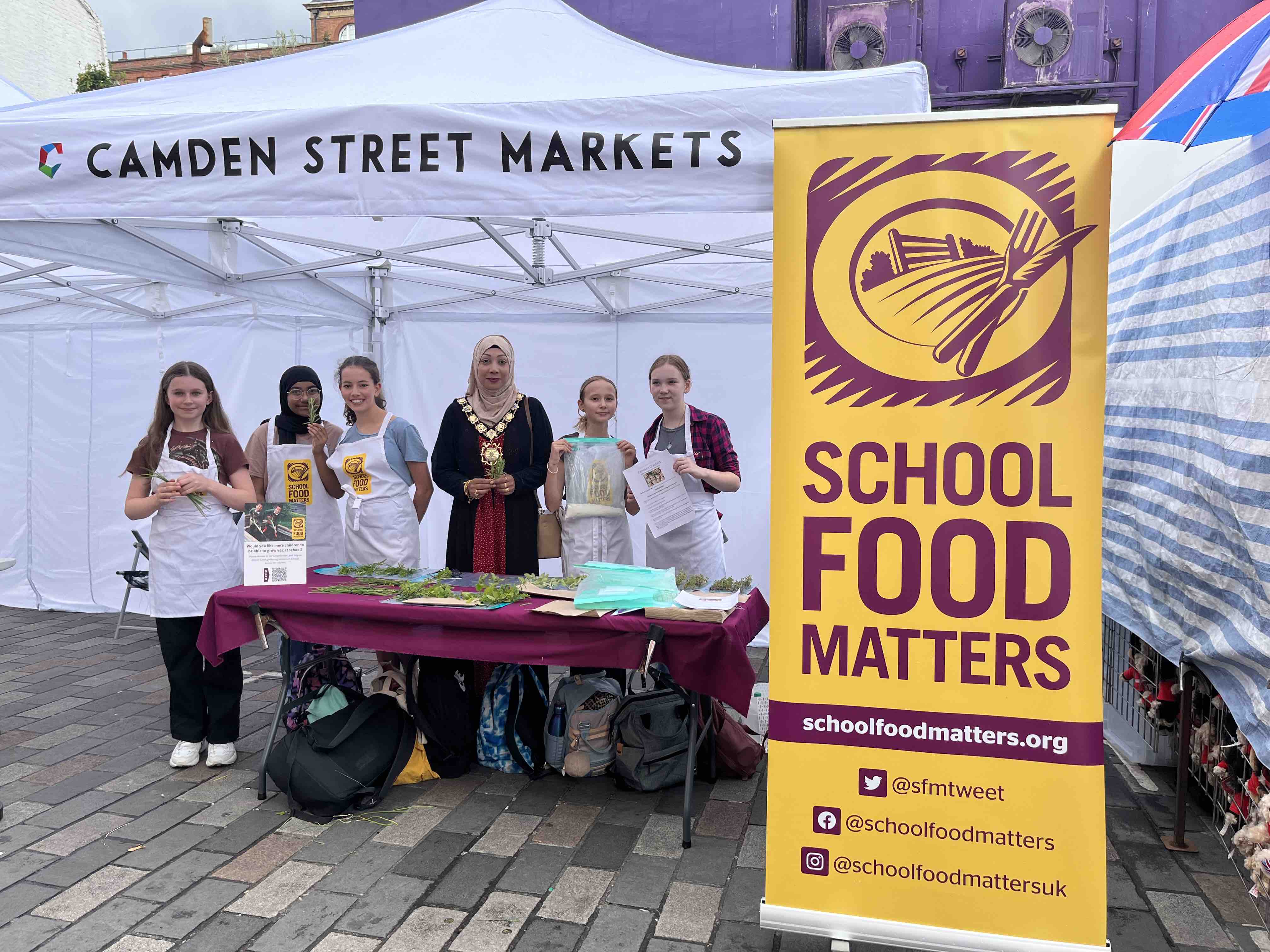 Camden School for Girls with Mayor Nazma Rahman