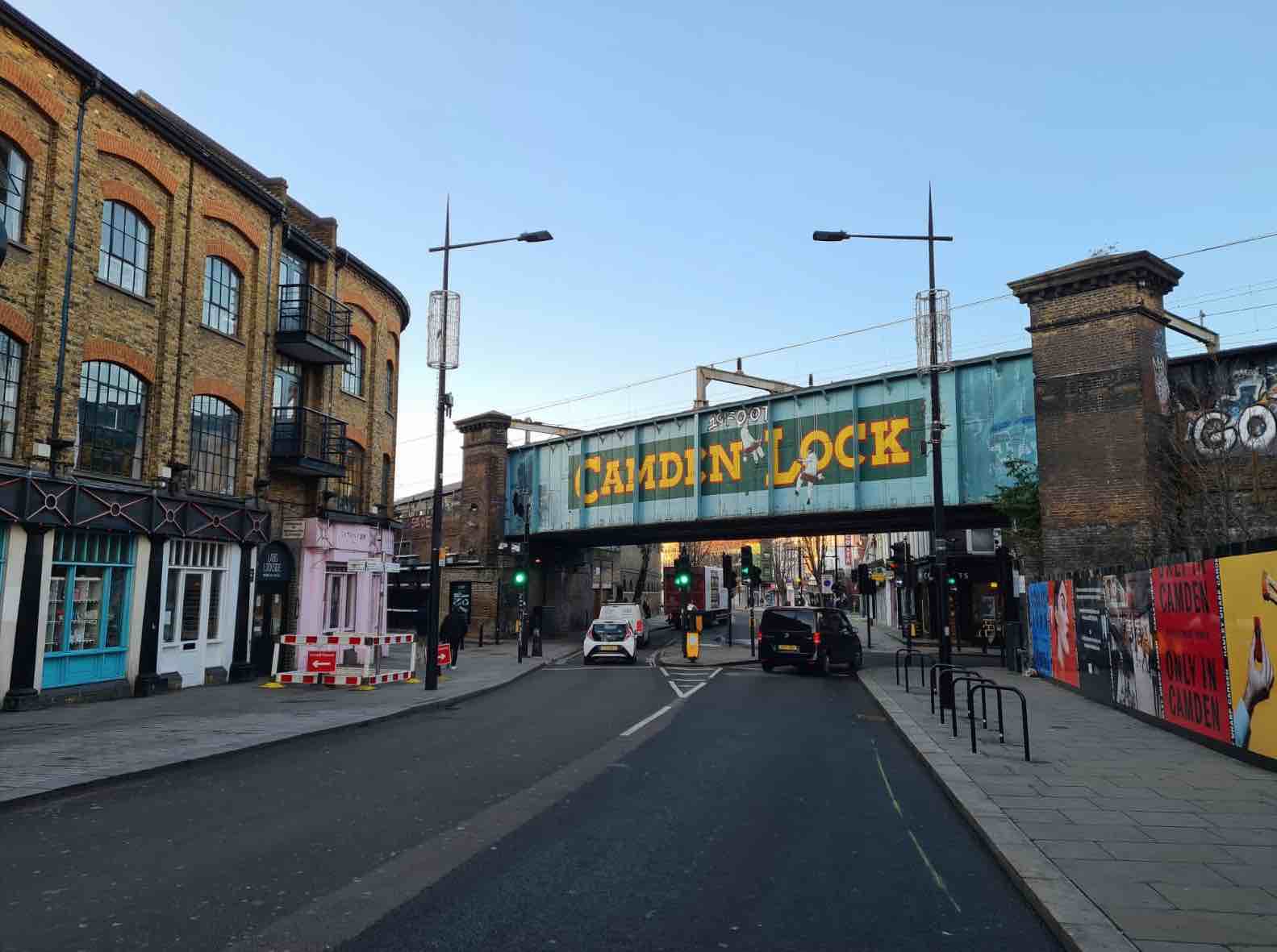 Camden Town deserted on January 6 2021