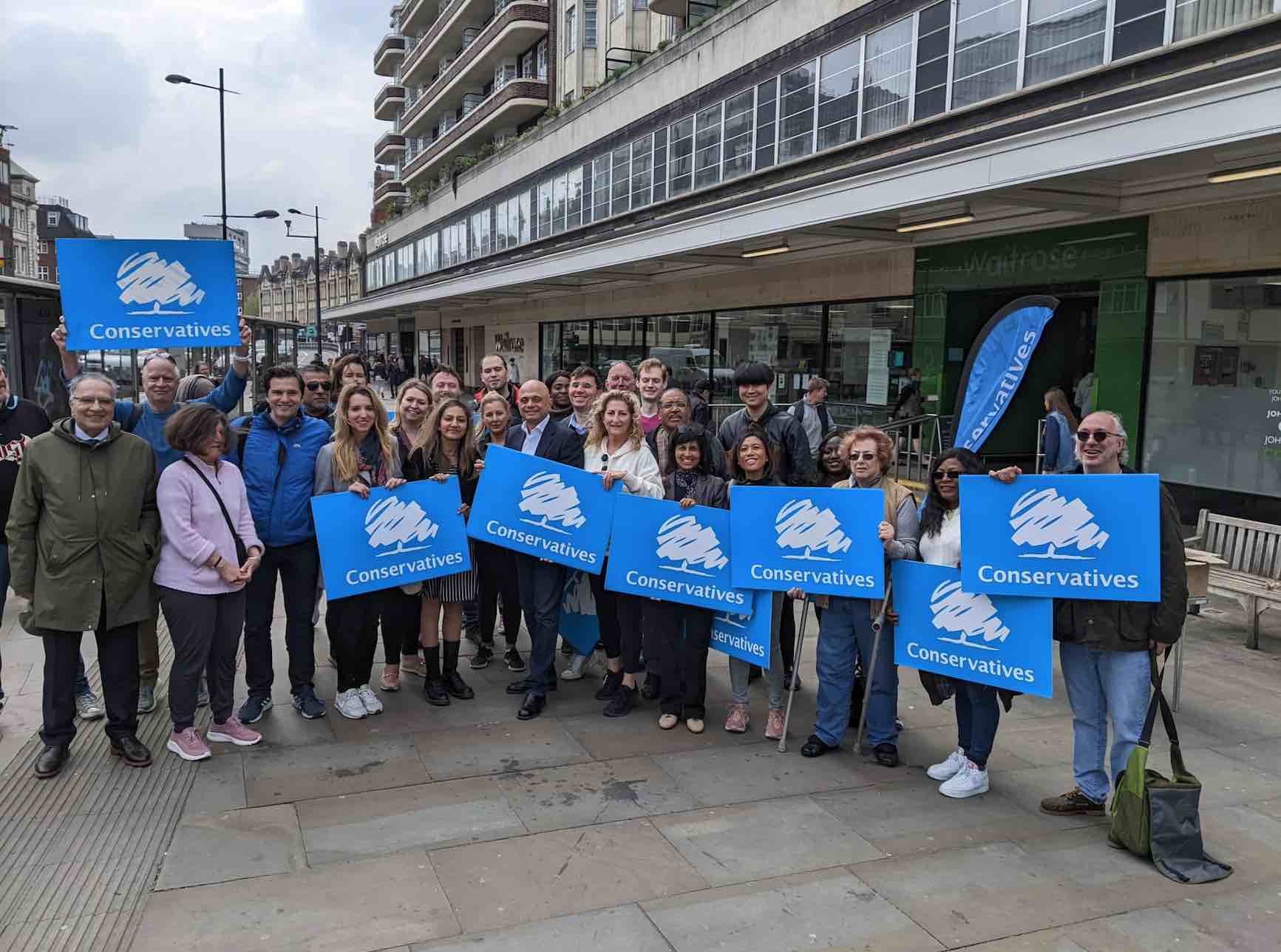 Karen Bradley and Sajid Javid joins the Camden Conservatives