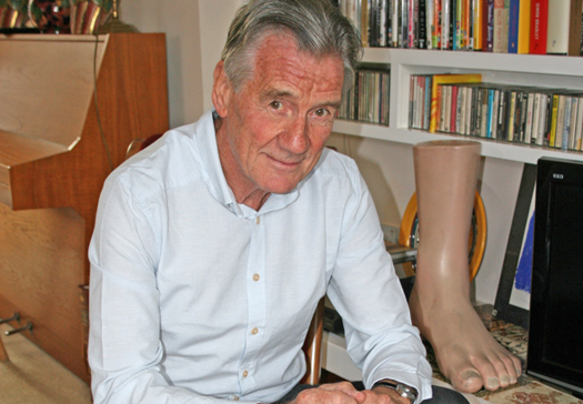 Michael Palin at home in Gospel Oak