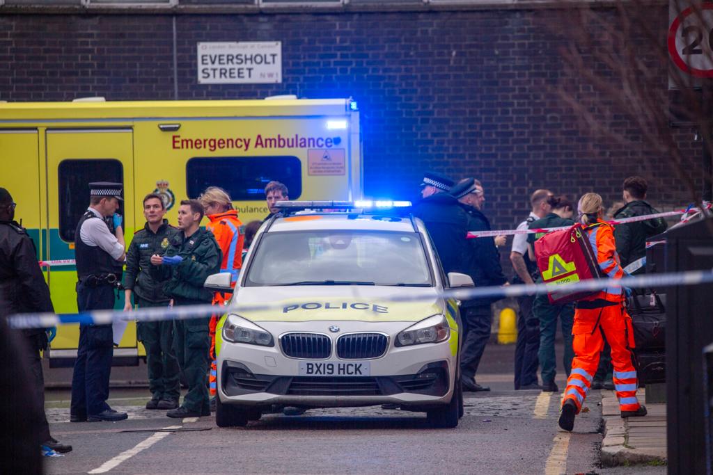 Shooting outside St Aloysius Church