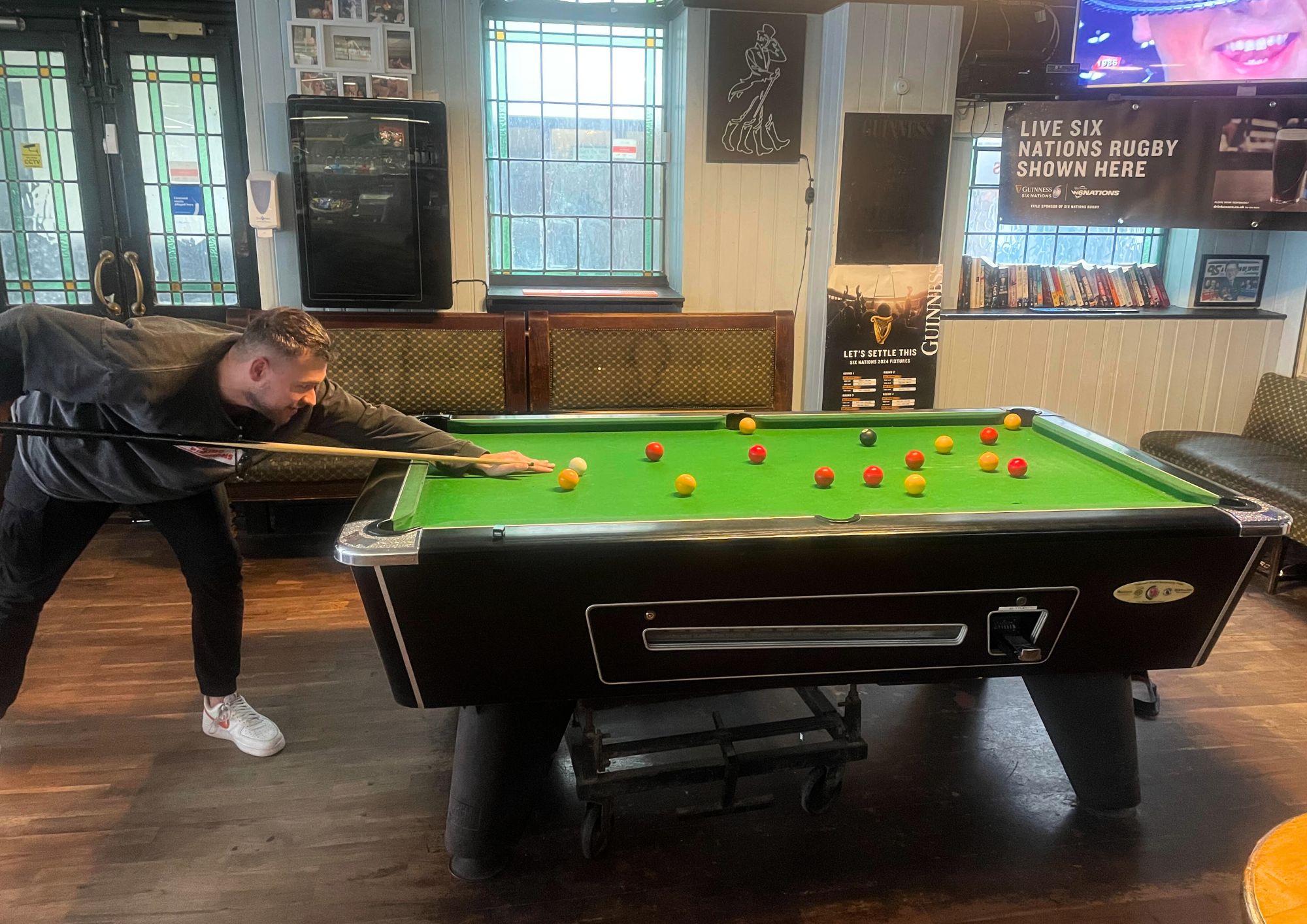 pool at the boot