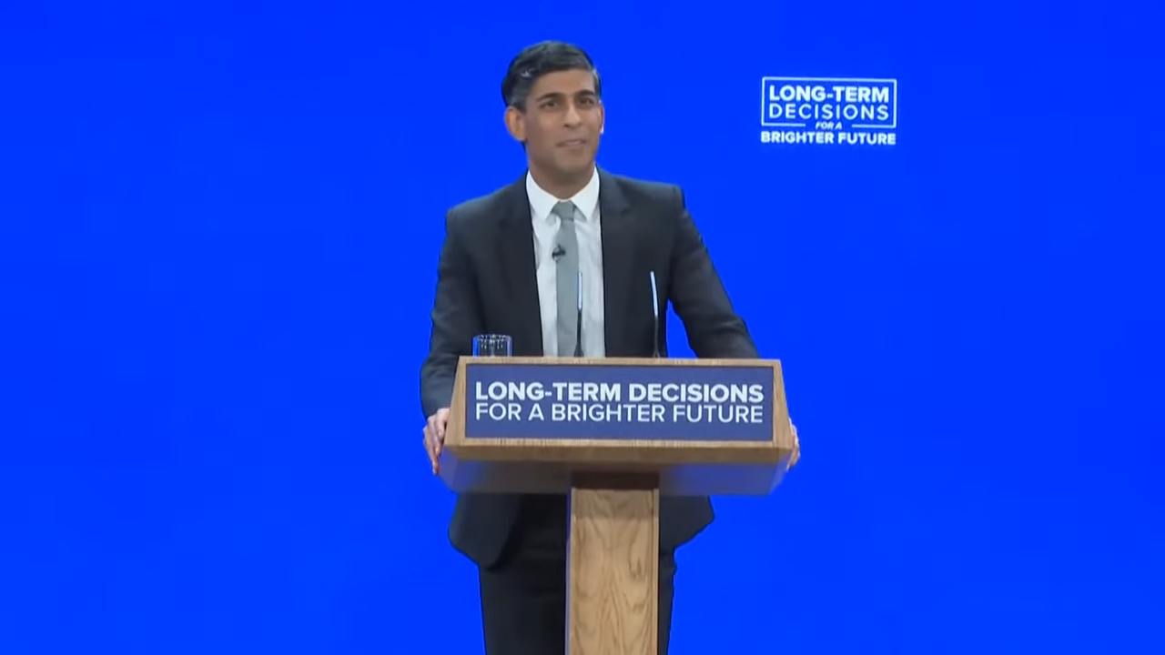 LIVE_ Rishi Sunak closes annual Conservative Party conference 40-3 screenshot